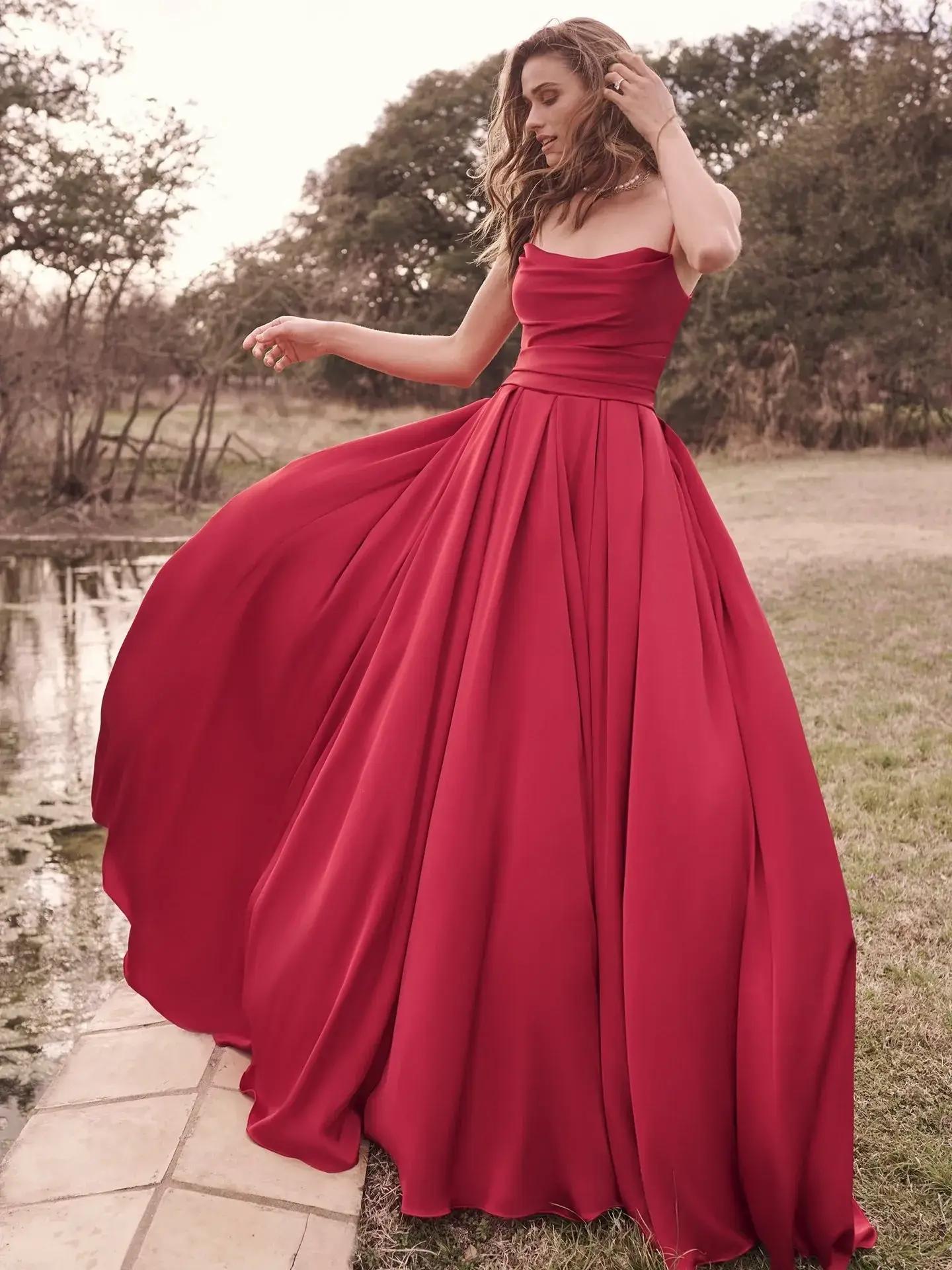 scarlet dress by maggie sottero