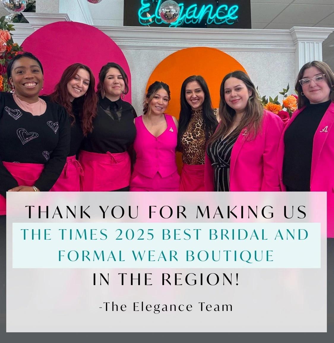 team elegance wedding photo